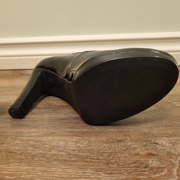 Franco Sarto Patent Leather  Heels  Balada Black Size 7 - Picture 7 of 9